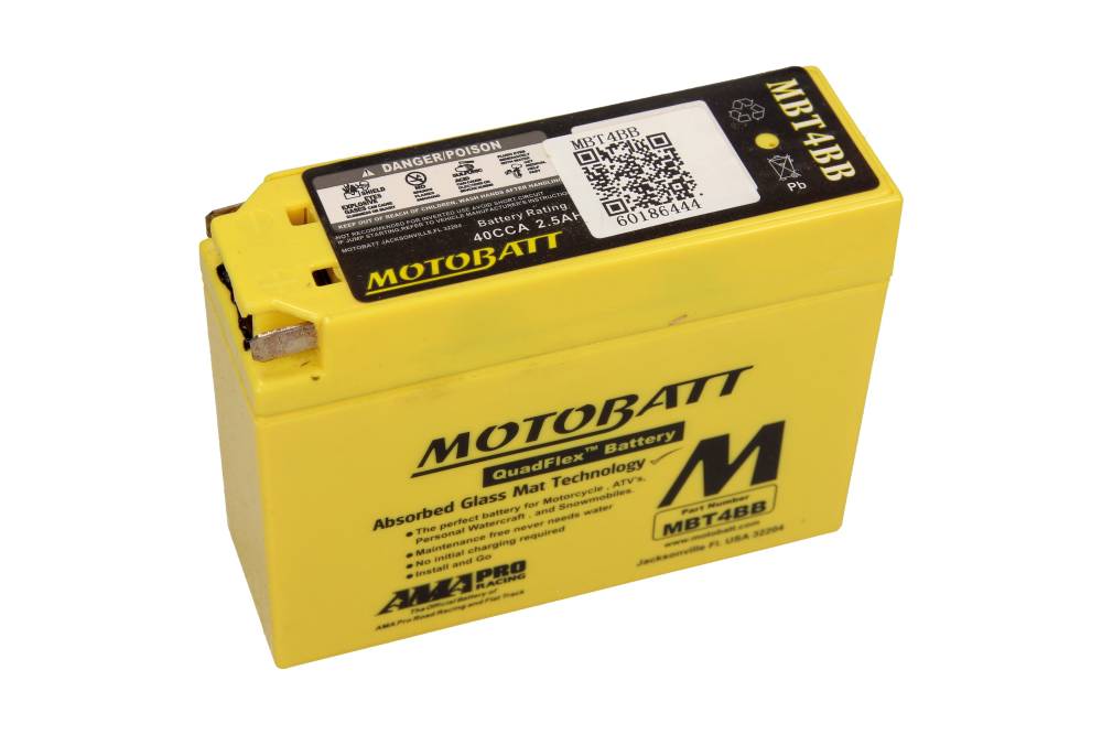 Motobatt Mootorratta aku 12V 2,5Ah 40A