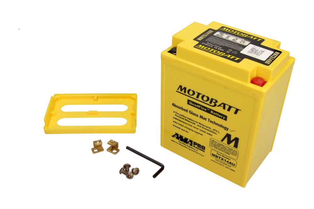 Motobatt Mootorratta aku 12V 16,5Ah 210A, plusspool paremal