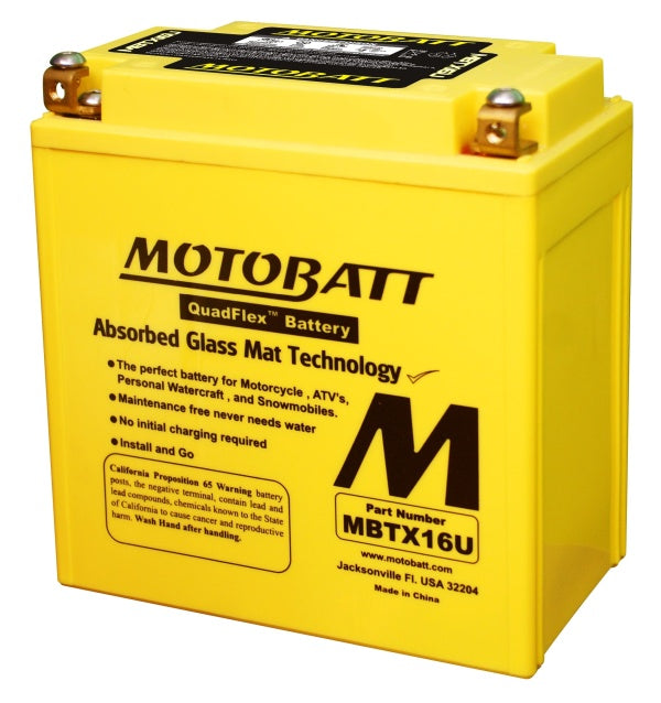 Motobatt Mootorratta aku 12V 19Ah 250A, plusspool paremal
