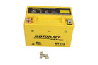 Motobatt Mootorratta aku 12V 9Ah 140A, plusspool vasakul