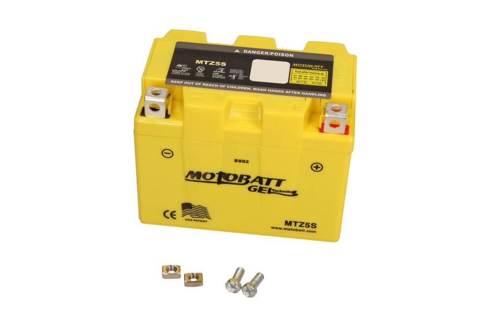 Motobatt Mootorratta aku 12V 4Ah 70A, plusspool paremal
