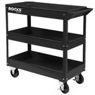 ROOKS Töökojakäru 3 riiulit 130 kg