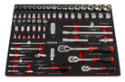 ROOKS Tööriistakomplekt 1/4″ 3/8″ 1/2″ 72 osa