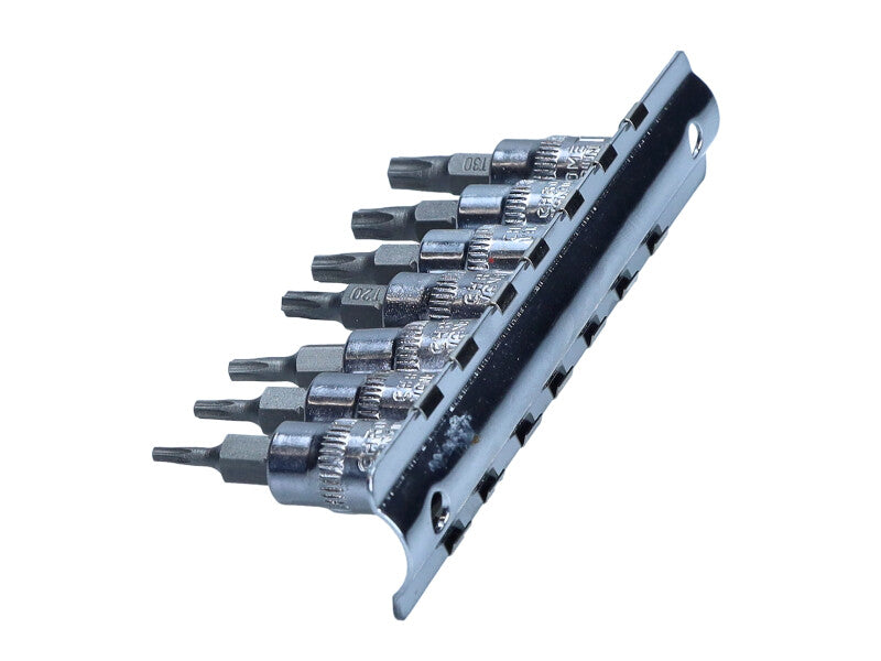 ROOKS Otsakupesade komplekt 1/4″ TORX T8-T30 7 osa