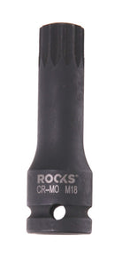 ROOKS Löökotsakupesa 1/2″ 75 mm SPLINE M 18