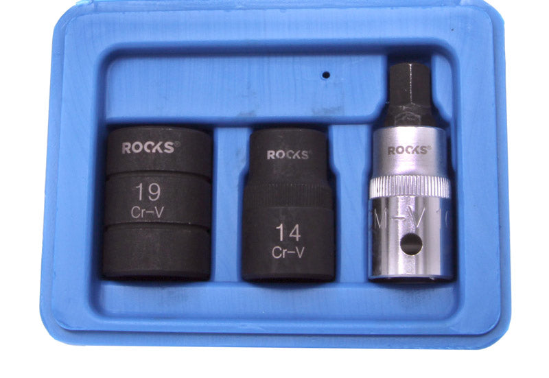 ROOKS 5-kantsed padrunid pidurisüsteemidele 1/2″ 3 osa