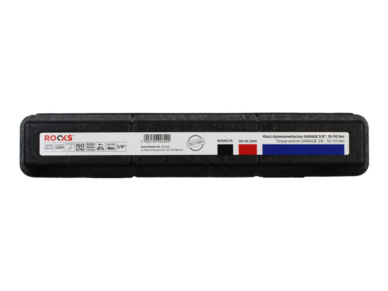 ROOKS Momentvõti GARAGE kahesuunaline 3/8″ 10-110 Nm