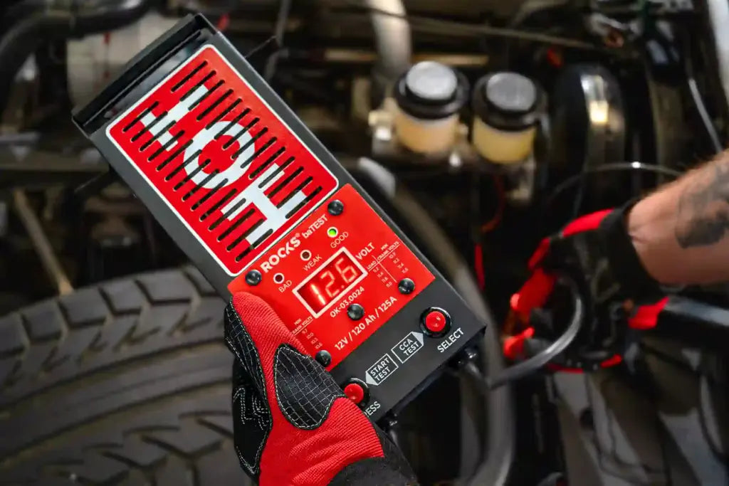 ROOKS Digitaalne akutester 12 V 100 A 200-1000 CCA 120 Ah
