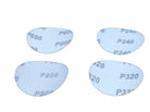 ROOKS 12 V takjakinnitusega lihvpaber 75 mm 3 tk: 240/320/600