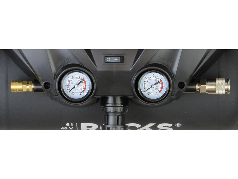 ROOKS 20V AQ-ONE kompressor 6l 1 hj 8 BAR 36V, ilma tarvikuteta
