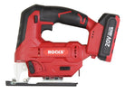 ROOKS 20V AQ-ONE tikksaag 500-3000 rpm 19 mm, kompl. 2Ah akuga
