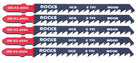 ROOKS Tikksae leht HCS TÜÜP T, puit, 6 TPI x 100 mm, kompl. 5 tk