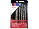 ROOKS Metallipuuride komplekt PRO HSS G 900 N/mm2, 10 osa: 1 / 2 / 3 / 4 / 5 / 6 / 7 / 8 / 9 / 10 mm DIN 338