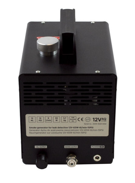 ROOKS Suitsugeneraator lekete tuvastamiseks 12V 65W 6l/min 15PSI