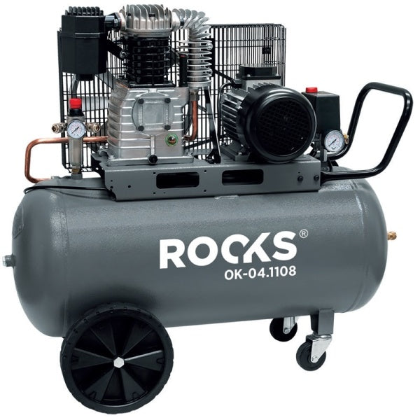 ROOKS Kolbkompressor 150 l 3 hj 245 l/min 230 V 10 BAR