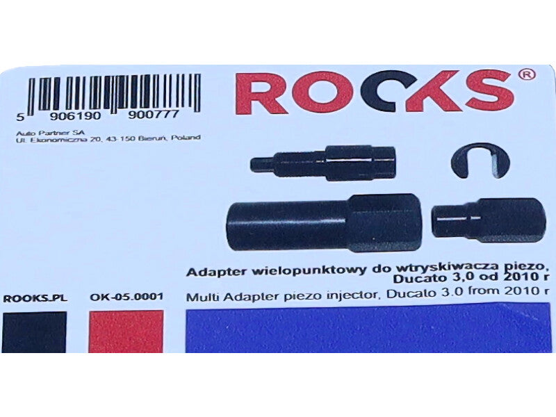 ROOKS Mitmepunktiline adapter Piezo pihustile Ducato 3.0 alates 2010