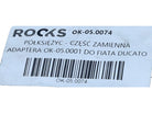 ROOKS Poolkuu-adapter piezo pihustile komplektist OK-05.0001, Fiat Ducato