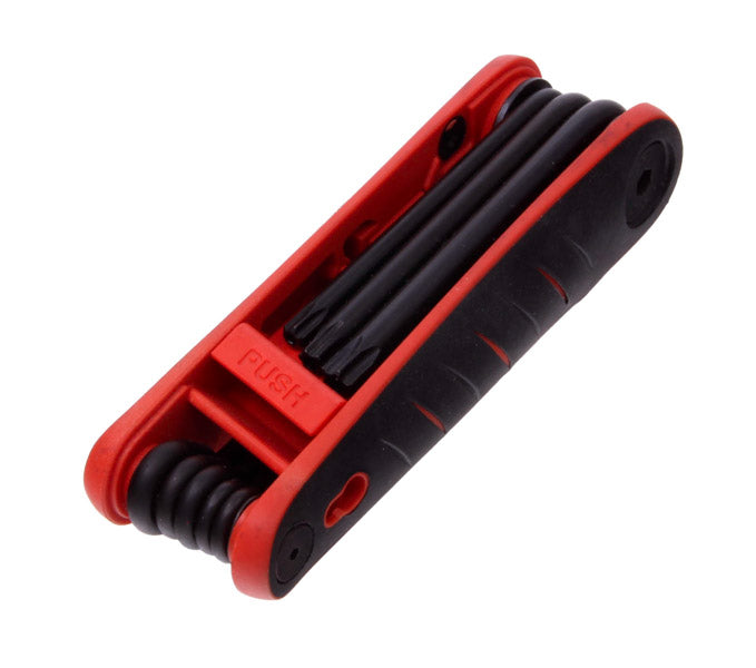 ROOKS Kuuskantvõtmed FUTURO POCKET TORX-R TR9-TR40 7 osa