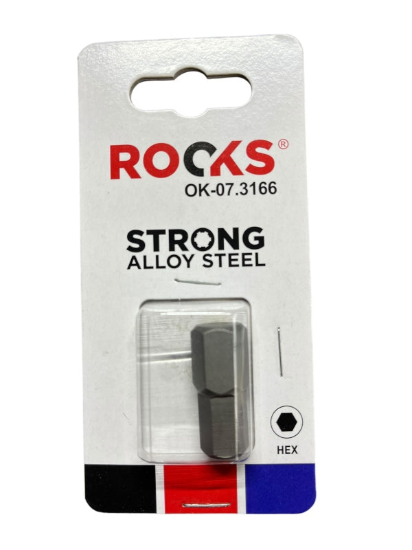 ROOKS Otsak 10 mm 3/8″ Hex 12 mm x 30 mm S2