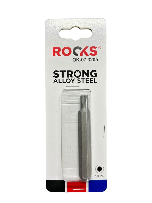 ROOKS Otsak LONG 10 mm 3/8″ SPLINE M8 x 75 mm S2