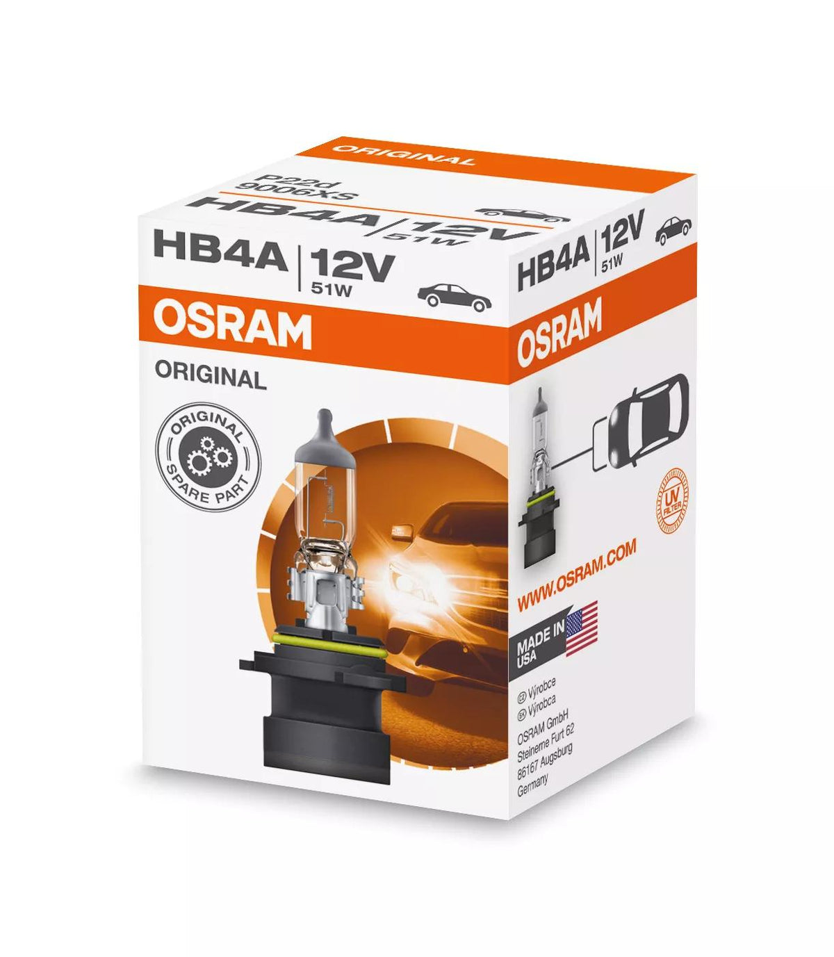 OSRAM ORIGINAL LINE HB4A 12 V 51 W halogeenpirn