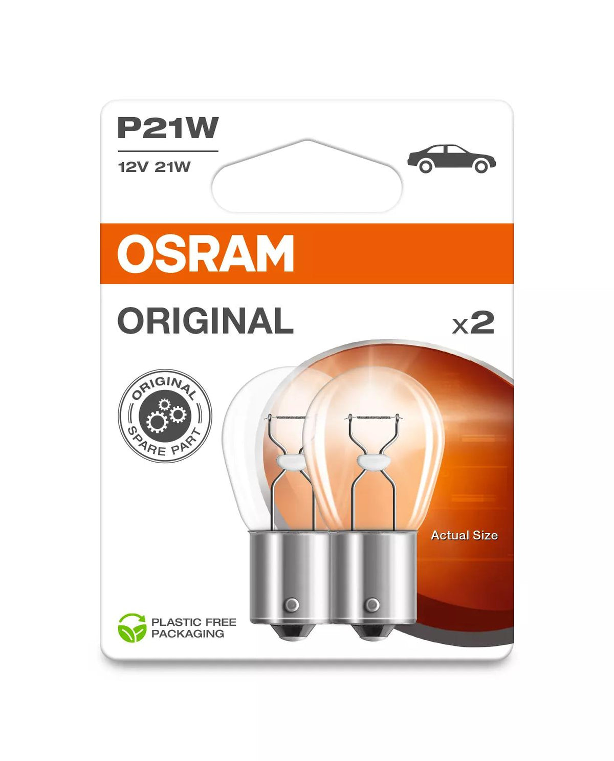 OSRAM ORIGINAL P21W 12 V 21 W signaalpirn