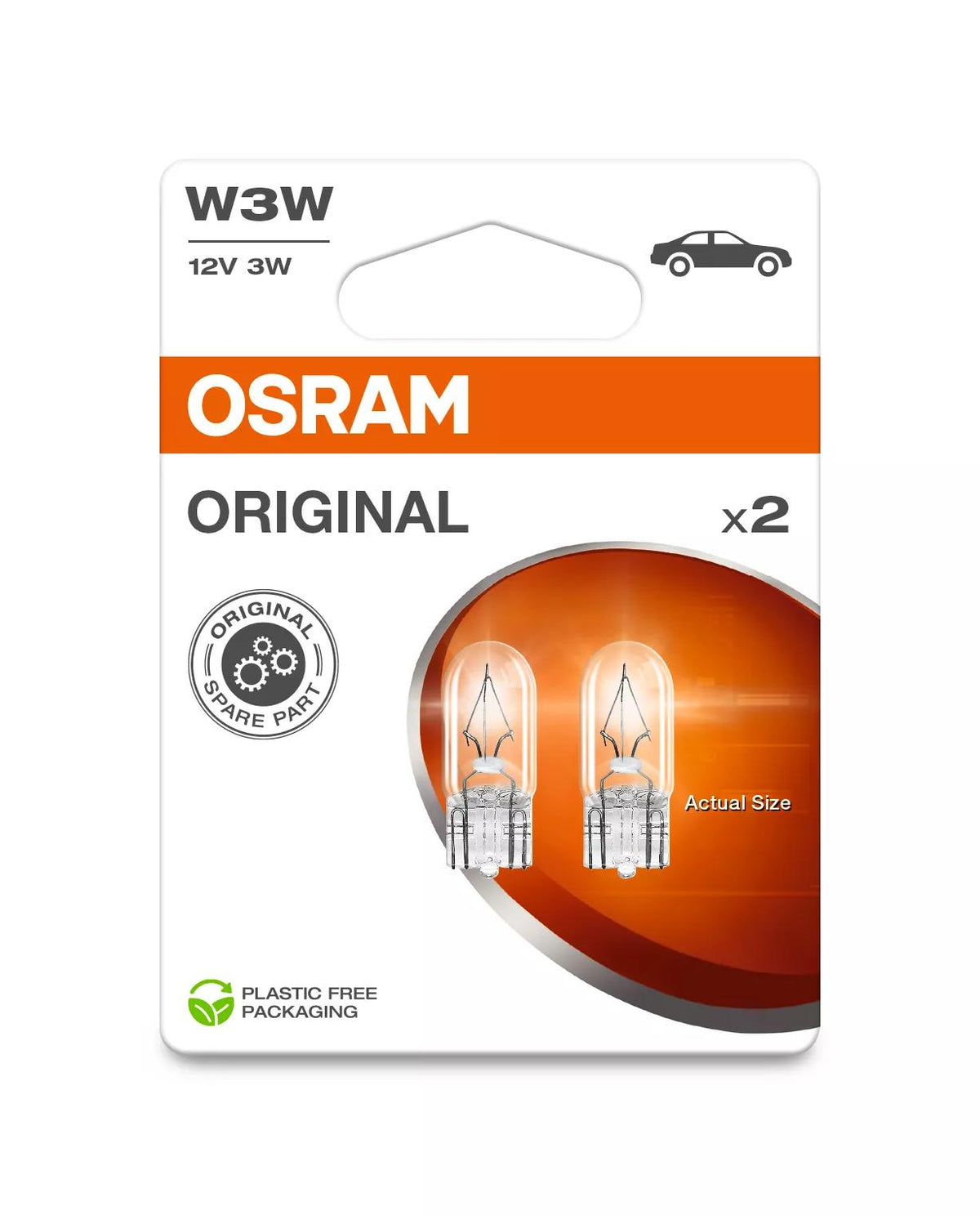 OSRAM ORIGINAL W3W 12 V 3 W signaalpirn