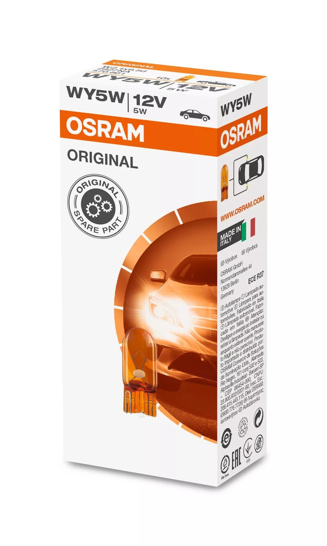 OSRAM ORIGINAL WY5W 12 V 5 W signaalpirn