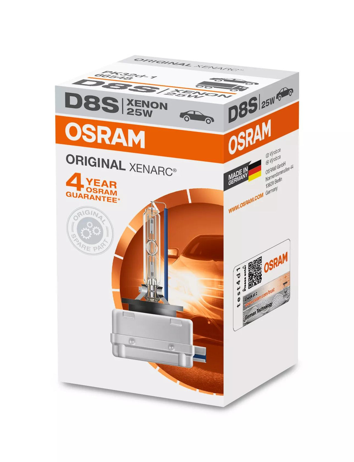 OSRAM XENARC ORIGINAL D8S 25 W ksenoonpirn