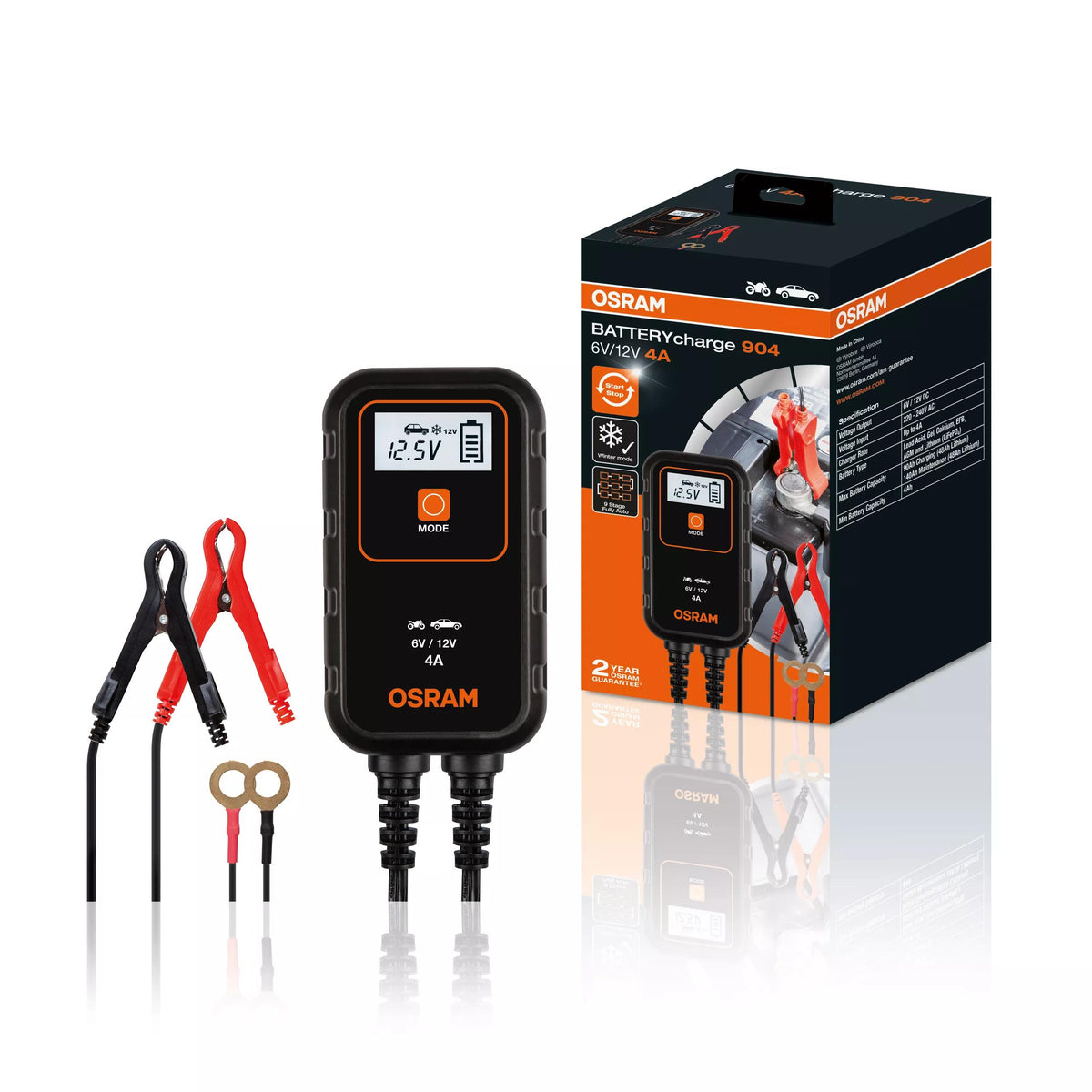 OSRAM BATTERYcharge 904 akulaadija