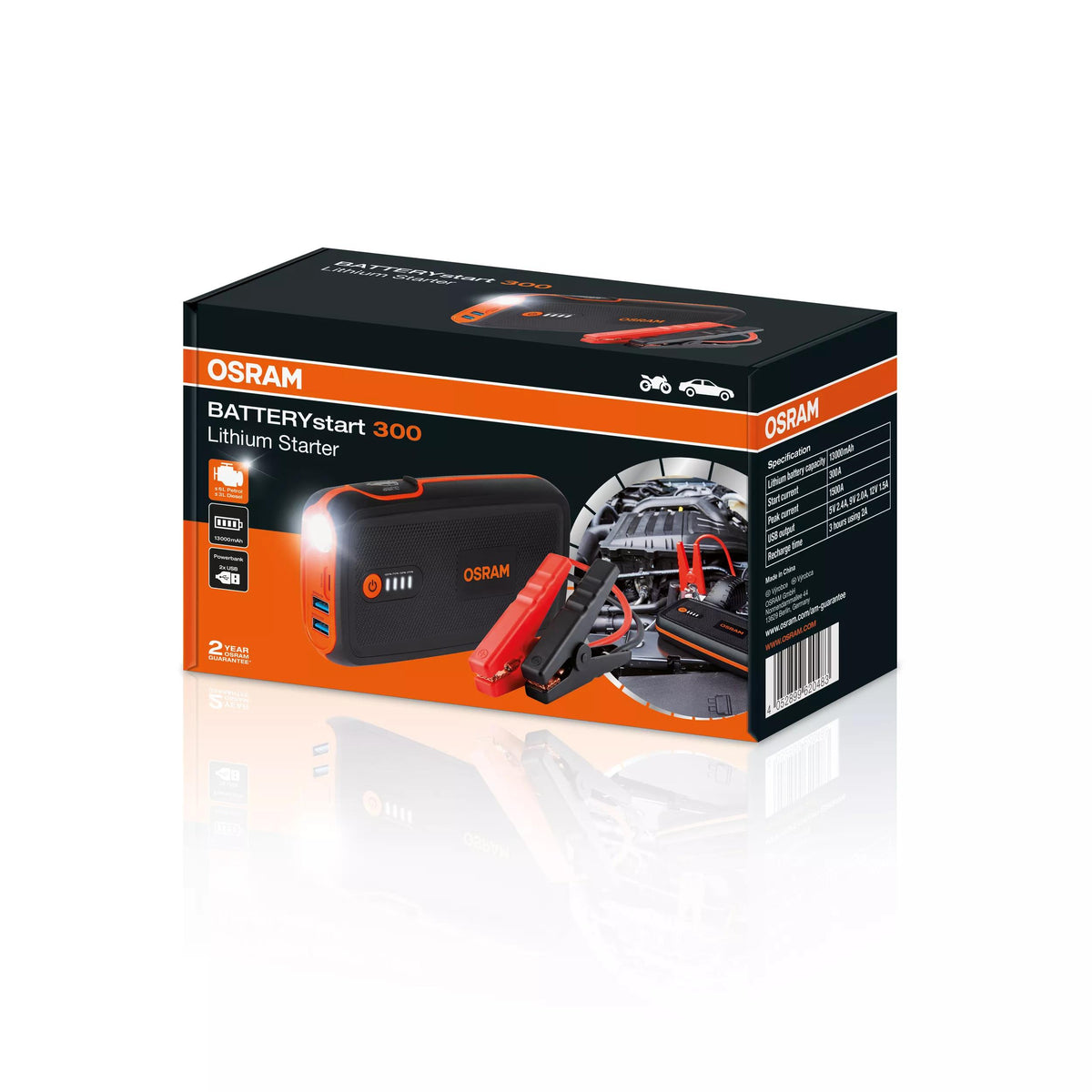 OSRAM BATTERYstart 300 käivitusabi