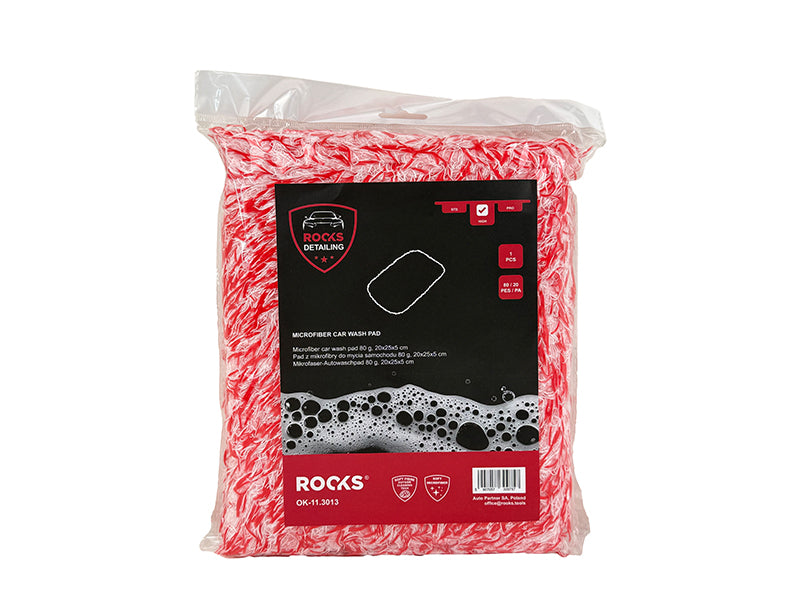 ROOKS Mikrofiiberpadi auto pesemiseks 1400 g/m² 20×25 cm