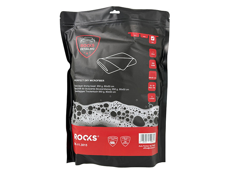 ROOKS Auto kuivatusrätik 950 g/m² 80×50 cm