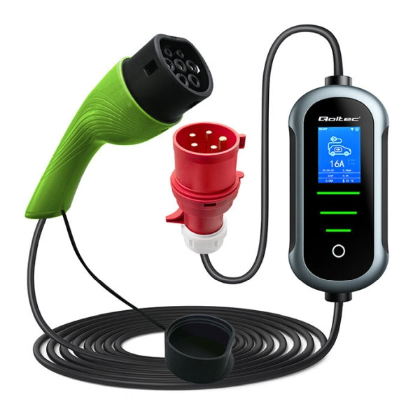 Qoltec Mobiilne elektriauto laadija 11 kW