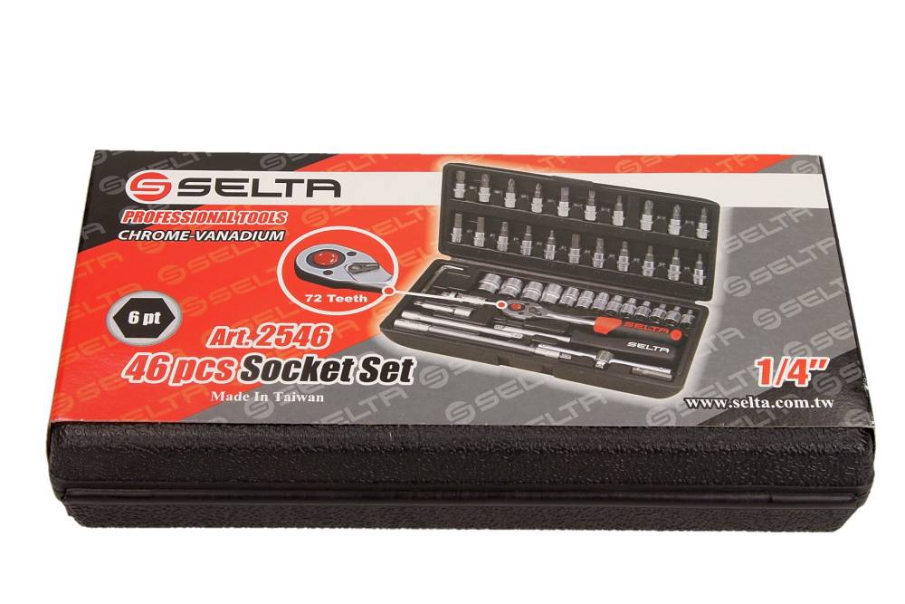 SELTA Tööriistakomplekt riputil, 1/4, 27 osa