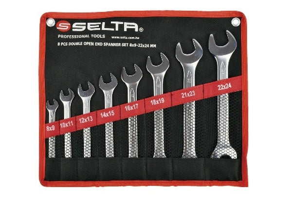 SELTA Lehtvõtmete komplekt, 12 osa, 6x7-30x32 mm
