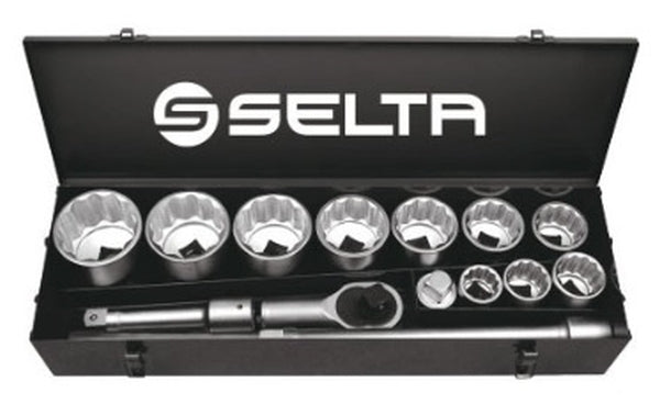SELTA Tööriistakomplekt, 12-kant 1, 15 osa