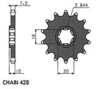 Sunstar Eesmine hammasratas SUNF227-15, 15z, samm 428