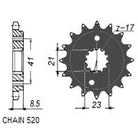 Sunstar Eesmine hammasratas SUNF362-15, 15z, samm 520