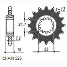 Sunstar Eesmine hammasratas SUNF417-15, 15z, samm 525