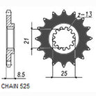 Sunstar Eesmine hammasratas SUNF428-16, 16z, samm 525