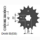Sunstar Eesmine hammasratas SUNF508-17, 17z, samm 530