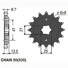 Sunstar Eesmine hammasratas SUNF515-16, 16z, samm 530