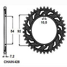 Sunstar Tagumine hammasratas SUNR1-2046-49, 49z, samm 428, teras