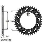 Sunstar Tagumine hammasratas SUNR1-3631-48, 48z, samm 520, teras