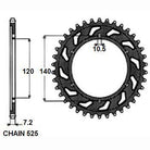 Sunstar Tagumine hammasratas SUNR1-4523-46, 46z, samm 525, teras
