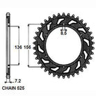 Sunstar Tagumine hammasratas SUNR1-4628-41, 41z, samm 525, teras
