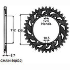 Sunstar Tagumine hammasratas SUNR1-5485-41, 41z, samm 530, teras