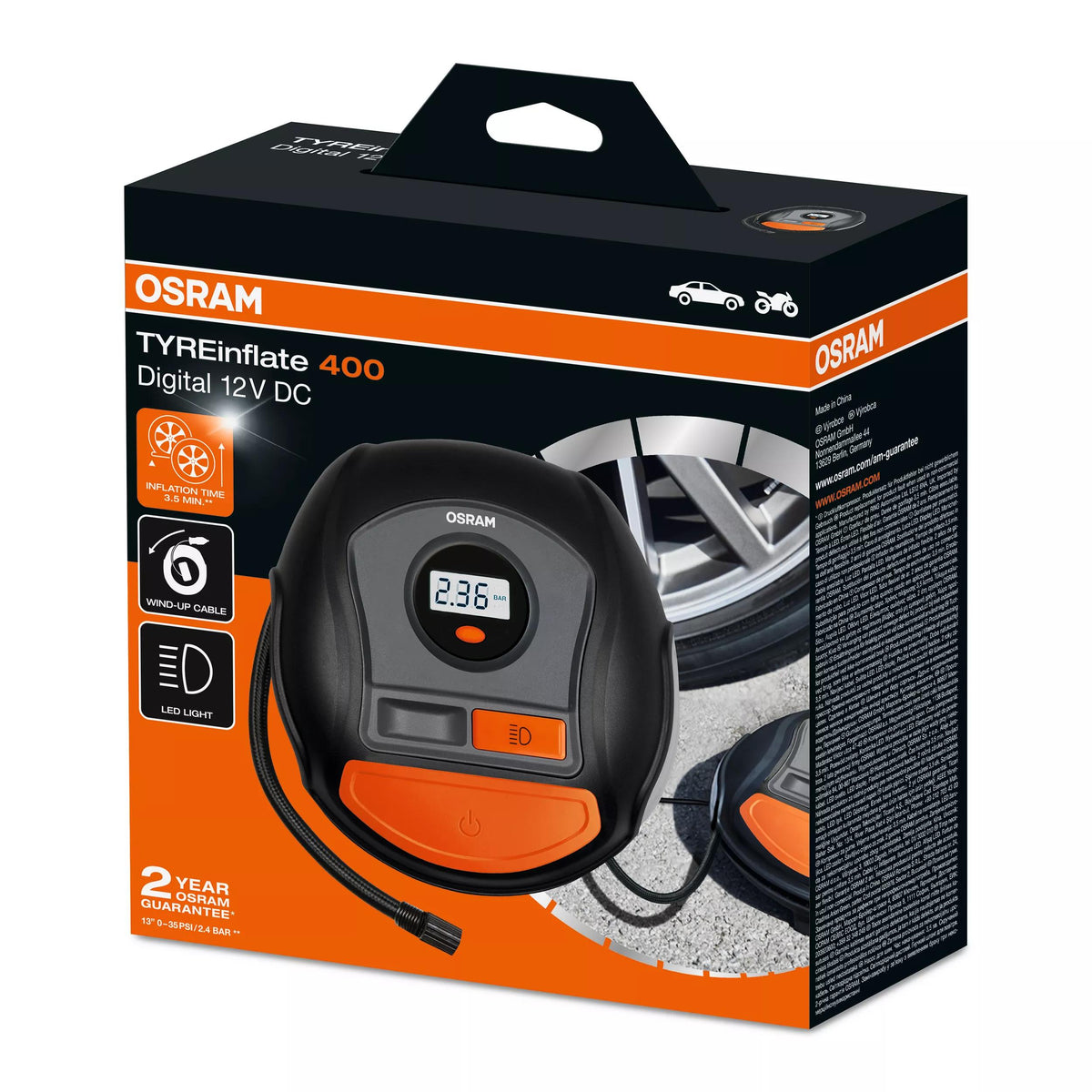 OSRAM TYREinflate 400 rehvipump