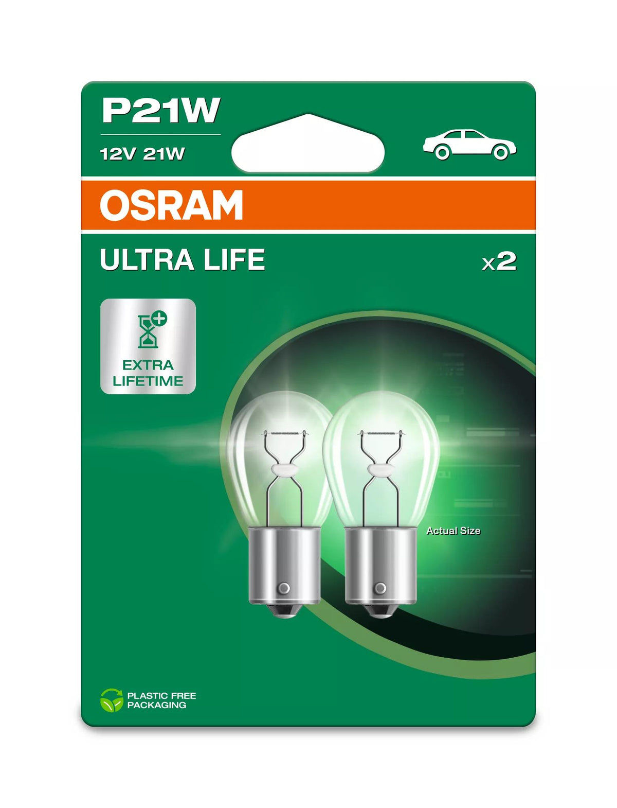 OSRAM ULTRA LIFE P21W 12 V 21 W signaalpirn